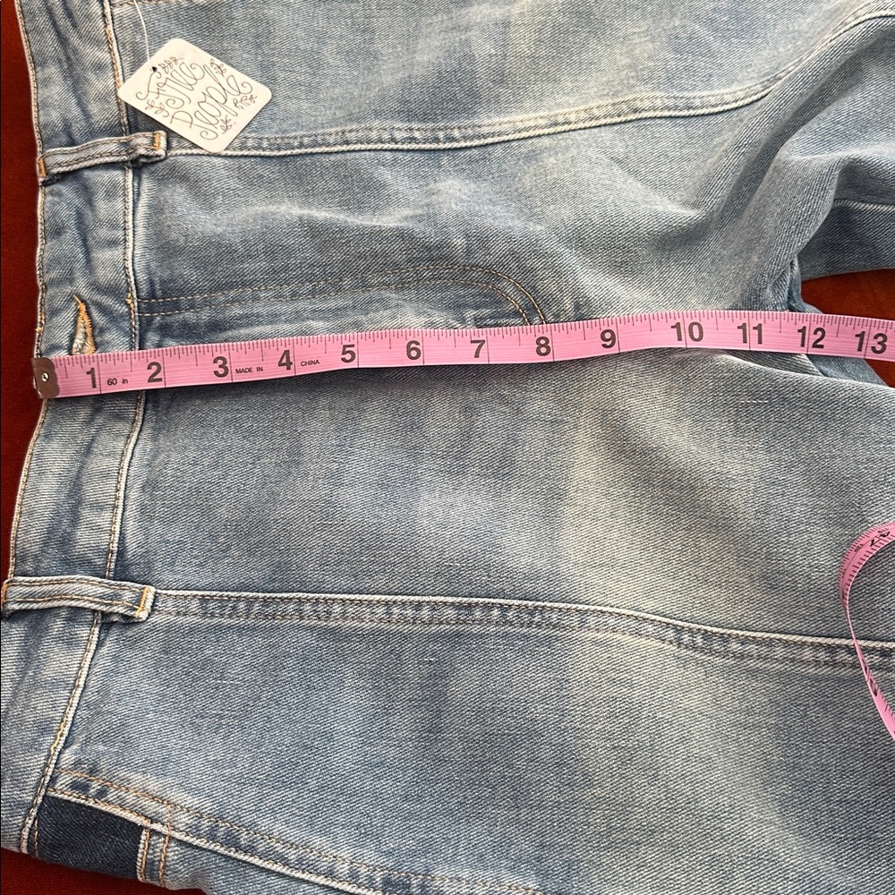 Free People Brand New Tags Seasons In The Sun Flare Hippie Festival Denim Jeans - Picture 14 of 14